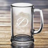 Personalized Engraved Glass Beer Mug 473 ml