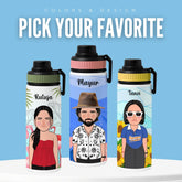Personalised Stainless Steel Water Bottle