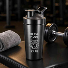 Personalized Stainless Steel Gym Shaker Bottle 800 ml