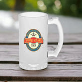 Personalized Beer Mug Glass Beer Bottle Label 473 ml