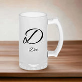 Personalized Frosted Glass Beer Mug 473 ml