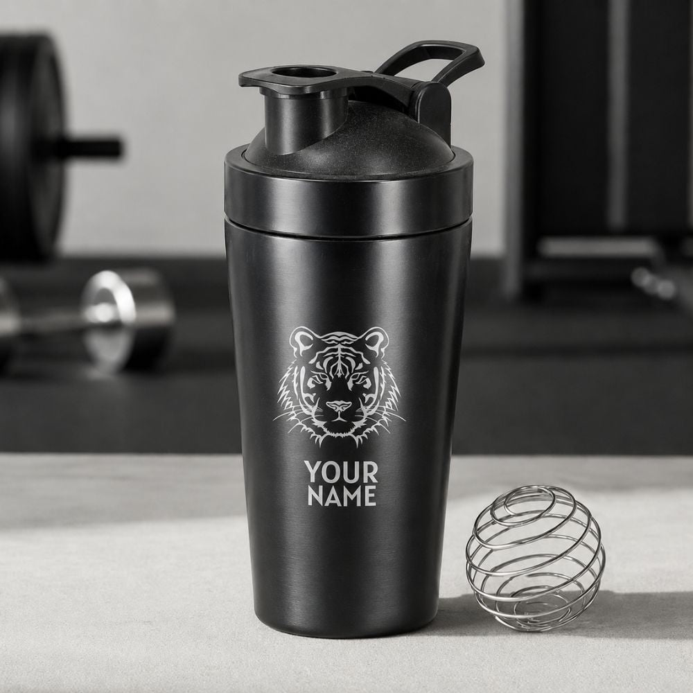 Personalized Stainless Steel Gym Shaker Bottle 800 ml