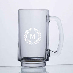 Personalized Engraved Glass Beer Mug 473 ml
