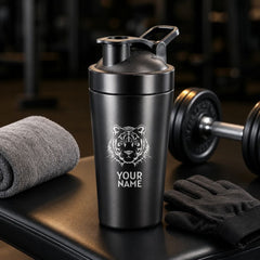 Personalized Stainless Steel Gym Shaker Bottle 800 ml
