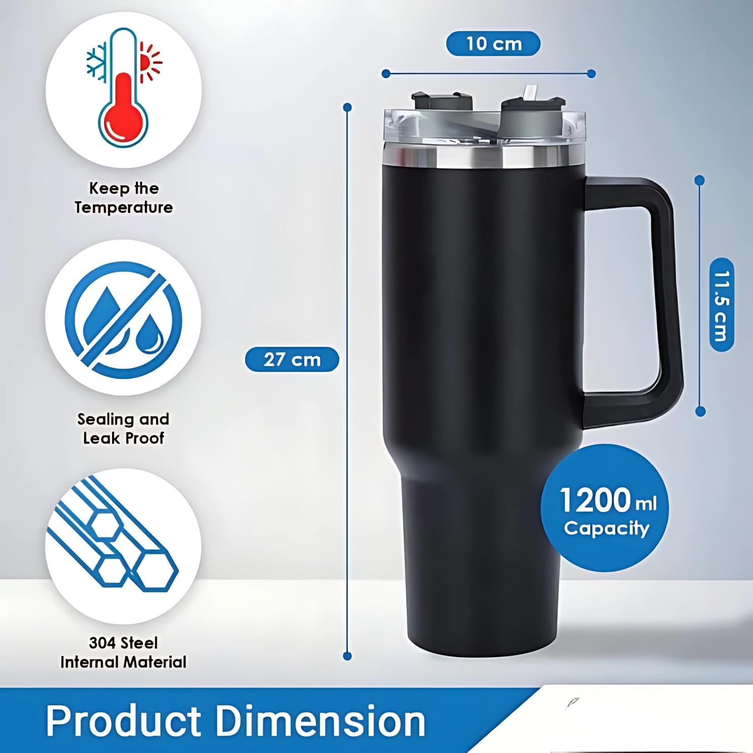 Customised name 1200 ml Tumbler Bottle
