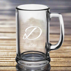 Personalized Engraved Glass Beer Mug 473 ml