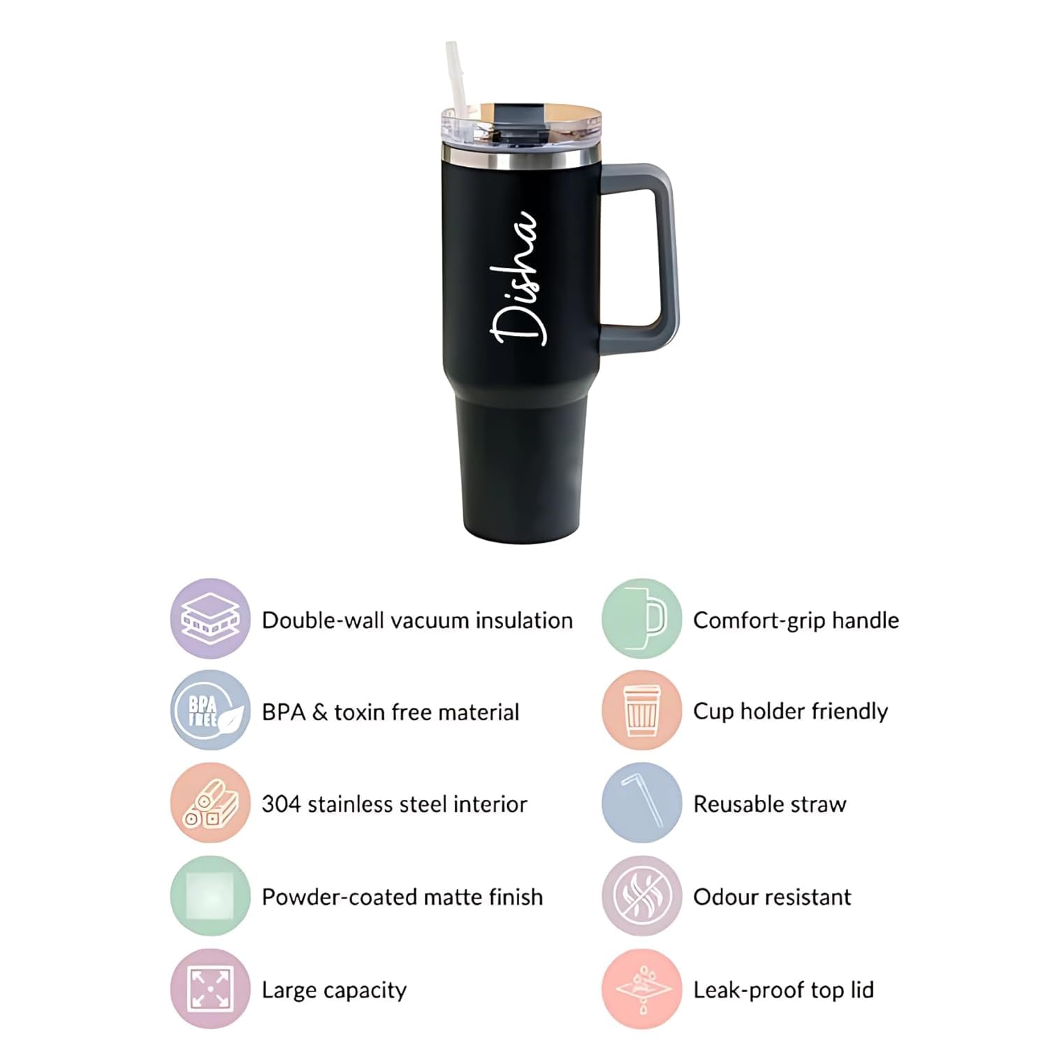 Customised name 1200 ml Tumbler Bottle
