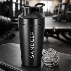 Personalized Stainless Steel Gym Shaker Bottle 800 ml