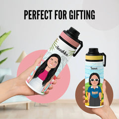 Personalised Stainless Steel Water Bottle