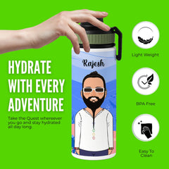 Personalised Stainless Steel Water Bottle