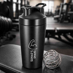 Personalized Engraved Stainless Steel Shaker Bottle 800 ml