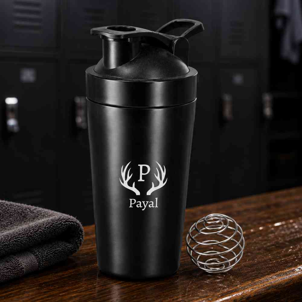 Personalized Stainless Steel Gym Shaker Bottle 800 ml