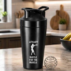 Personalized Stainless Steel Gym Shaker Bottle 800 ml