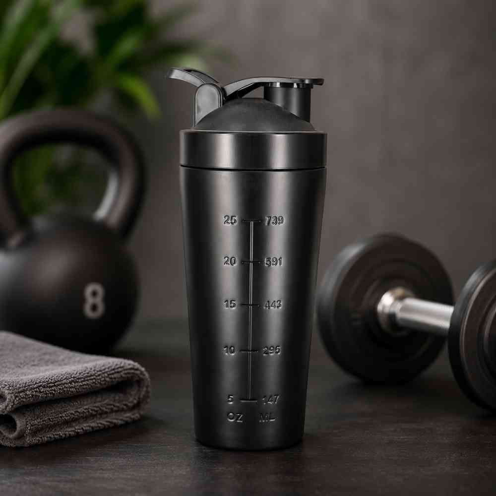 Personalized Engraved Stainless Steel Shaker Bottle 800 ml