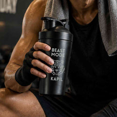 Personalized Stainless Steel Gym Shaker Bottle 800 ml